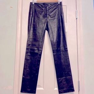 Maison Ullens Leather Pants